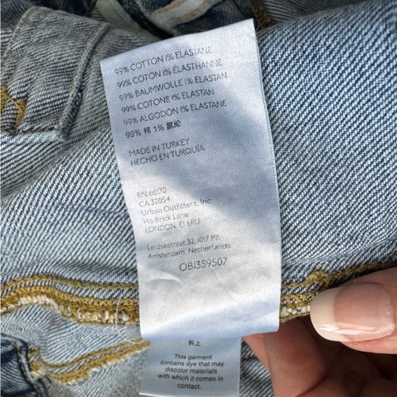 PILCRO ANTHROPOLOGIE Jeans Women’s Size 32 Light Acid Wash The Wanderer Relaxed - Picture 10 of 14